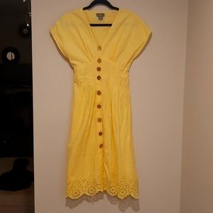 Buttercup Yellow Summer Dress